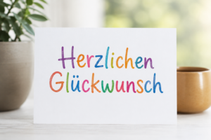 Herzlichen Glückwunsch